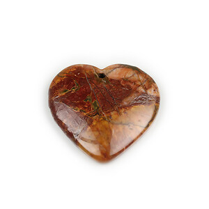 Pandantiv jasp Picasso inima 39x40mm