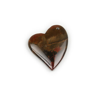 Pandantiv jasp Picasso inima 42x33mm