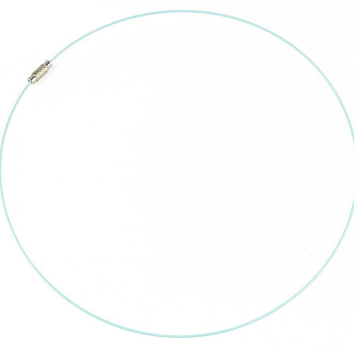 Baza siliconata colier, diametru 14,5cm - bleu