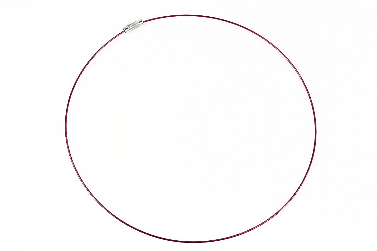 Baza siliconata colier, diametru 14,5cm - magenta