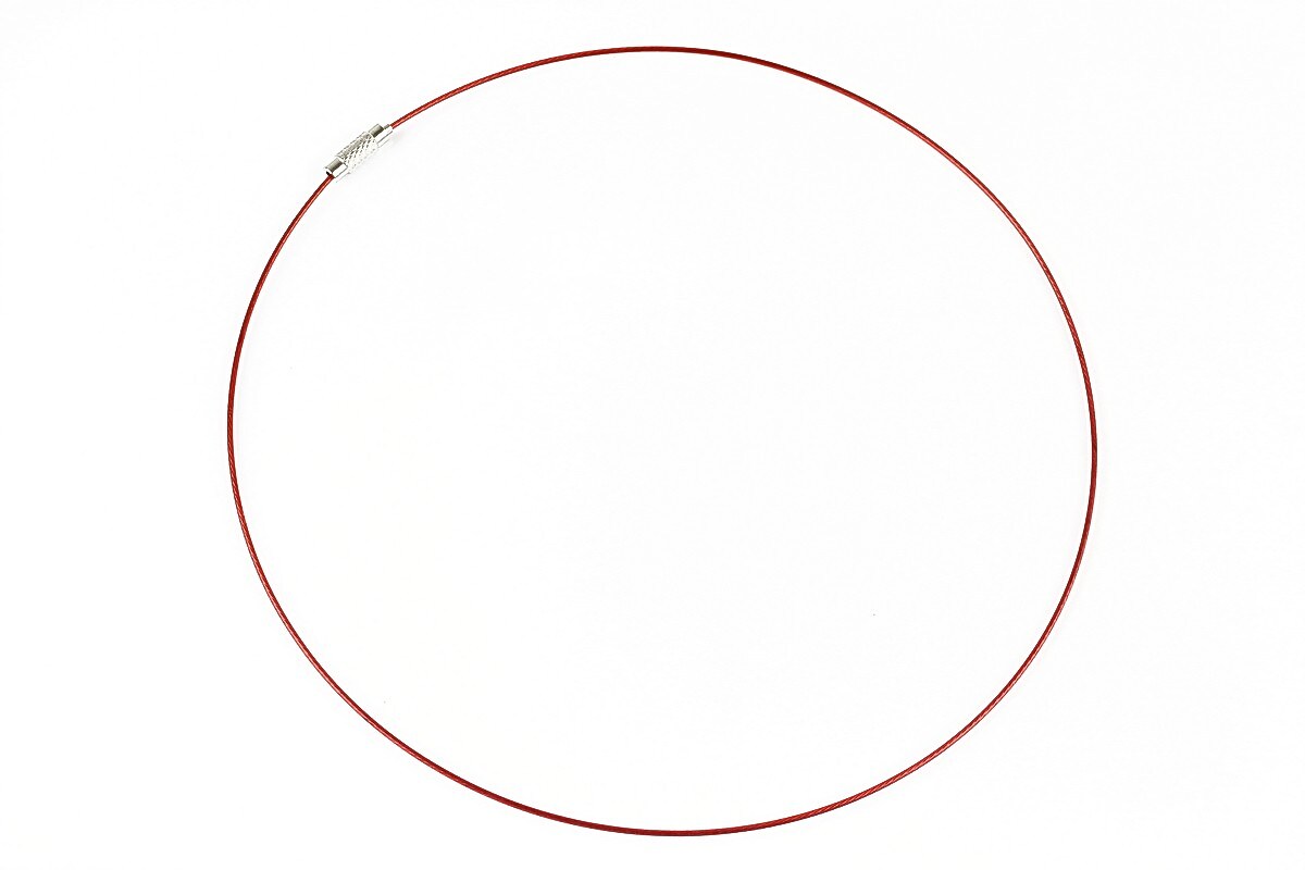 Baza siliconata colier, diametru 14,5cm - rosu