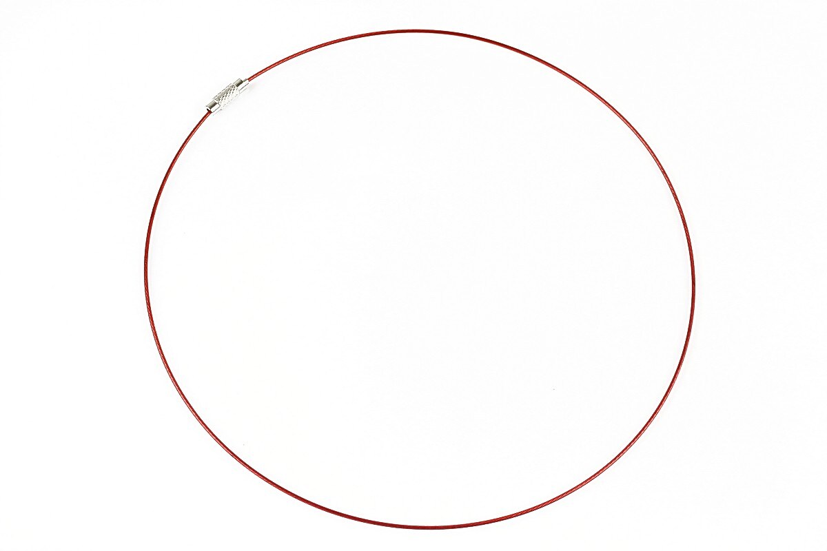 Baza siliconata colier, diametru 14,5cm - rosu