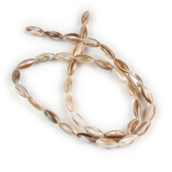 Margele sidef Freshwater Shell model alungit 11-11,5x5-6mm (sirag)