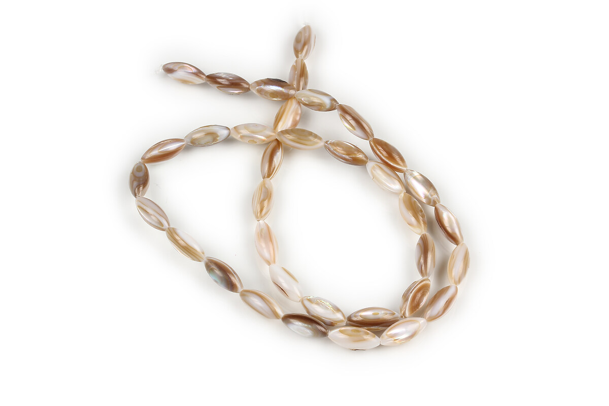 Margele sidef Freshwater Shell model alungit 11-11,5x5-6mm (sirag)