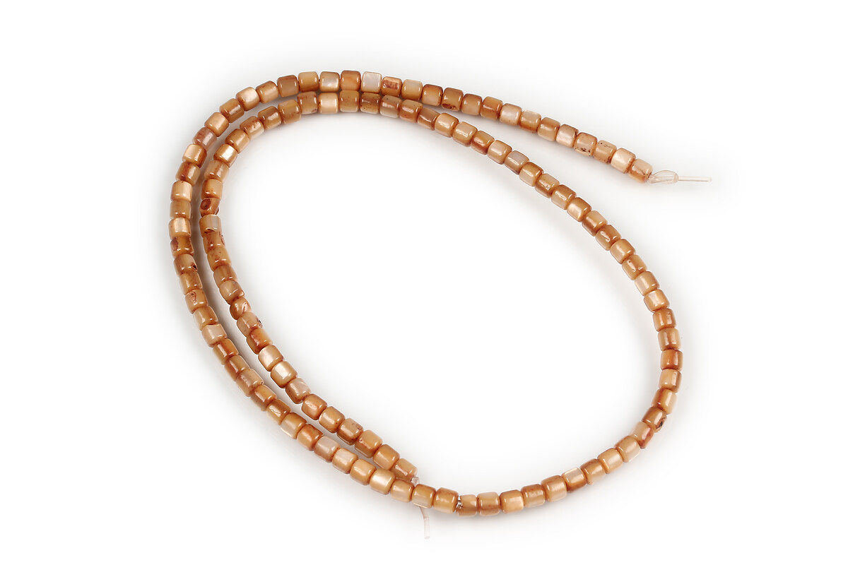 Margele sidef Freshwater Shell cub 3-3,5-3-3,5mm (sirag)