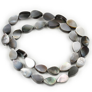 Margele sidef Black Lip Shell lacrima 12-13,5x8mm (sirag)