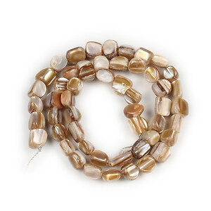 Margele sidef Trochus Shell nuggets 6-8x8-11mm (sirag)