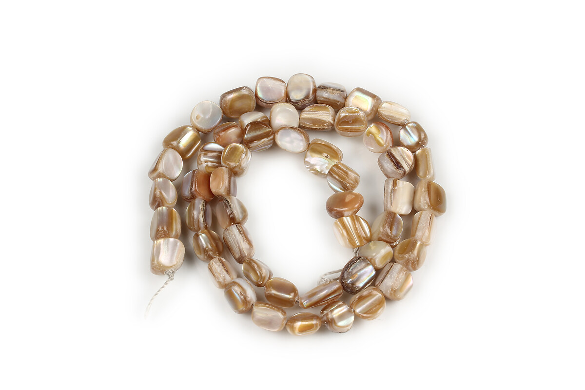 Margele sidef Trochus Shell nuggets 6-8x8-11mm (sirag)