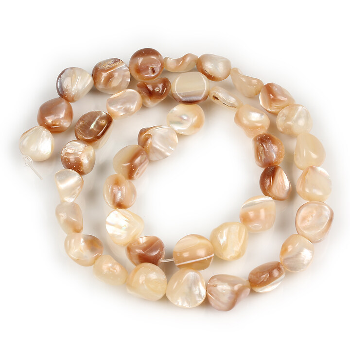 Margele sidef Trochus Shell nuggets 9-10x9-17mm (sirag)