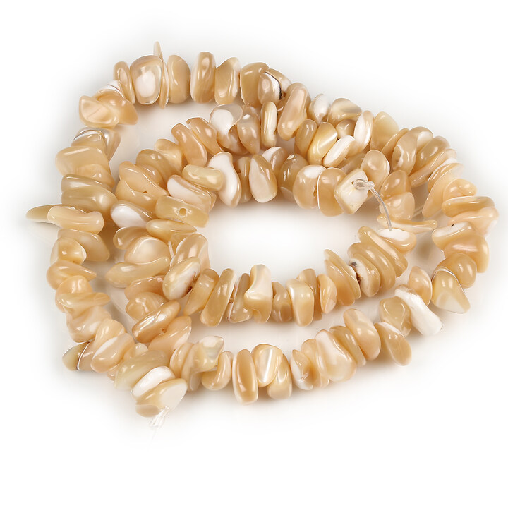 Margele sidef Trochus Shell chips 2-7x7-13mm (sirag)