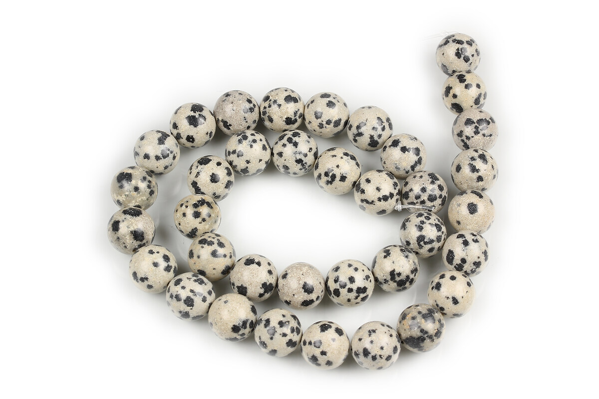 Margele jasp dalmatian sfere 10mm (sirag)