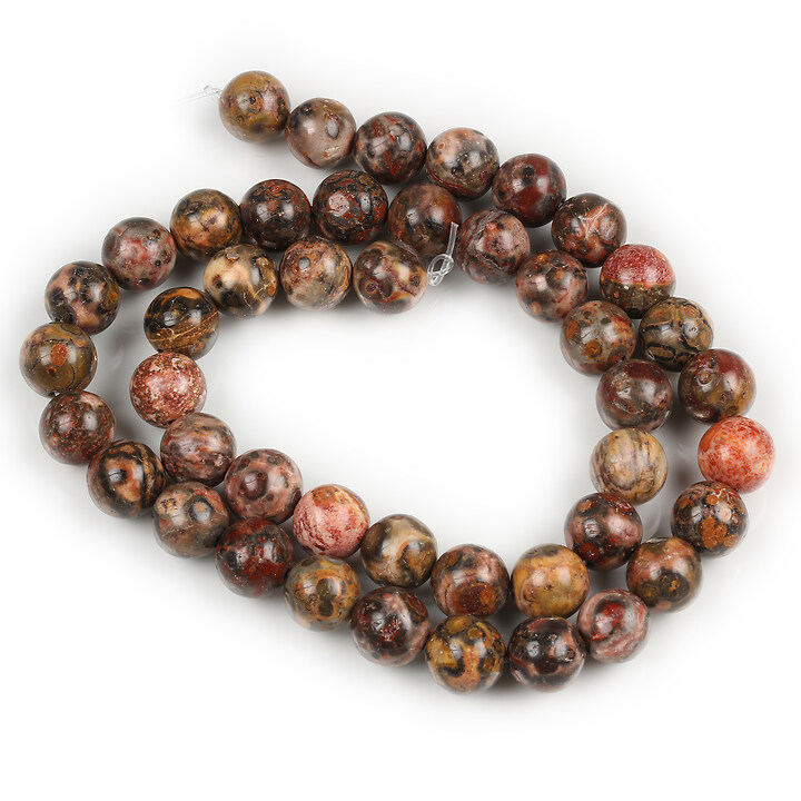 Margele Leopard Skin Jasper sfere 8mm (sirag)