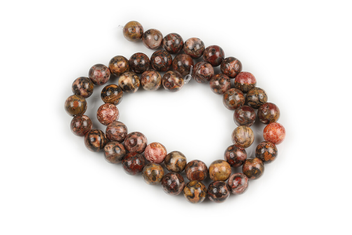 Margele Leopard Skin Jasper sfere 8mm (sirag)