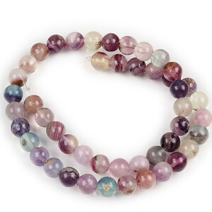 Margele fluorit mov sfere 8mm (sirag)