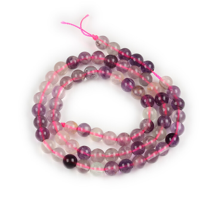 Margele fluorit sfere 6mm (sirag)