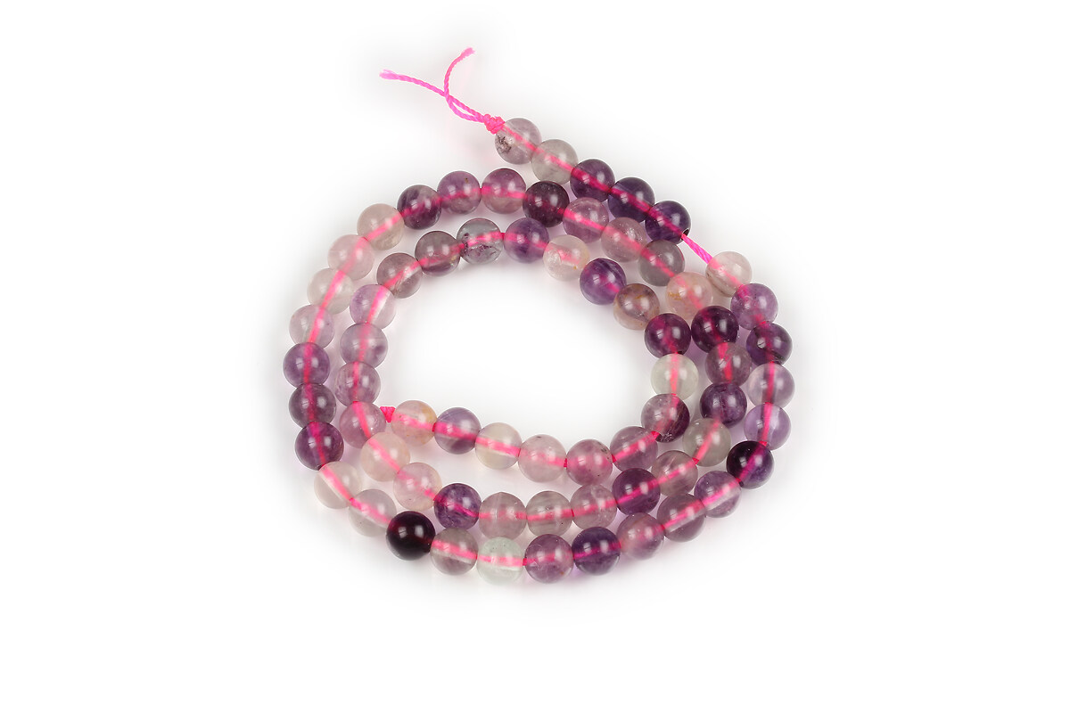 Margele fluorit sfere 6mm (sirag)