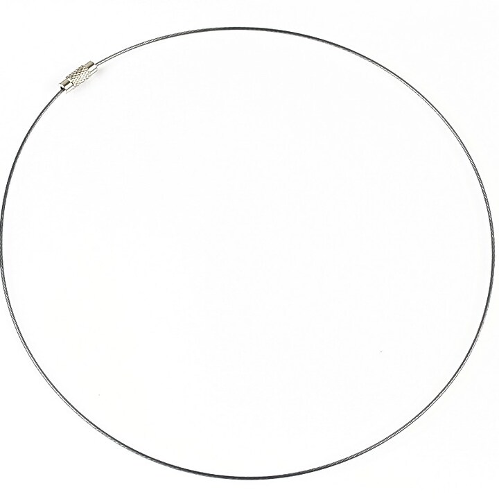 Baza siliconata colier, diametru 14,5cm - gri