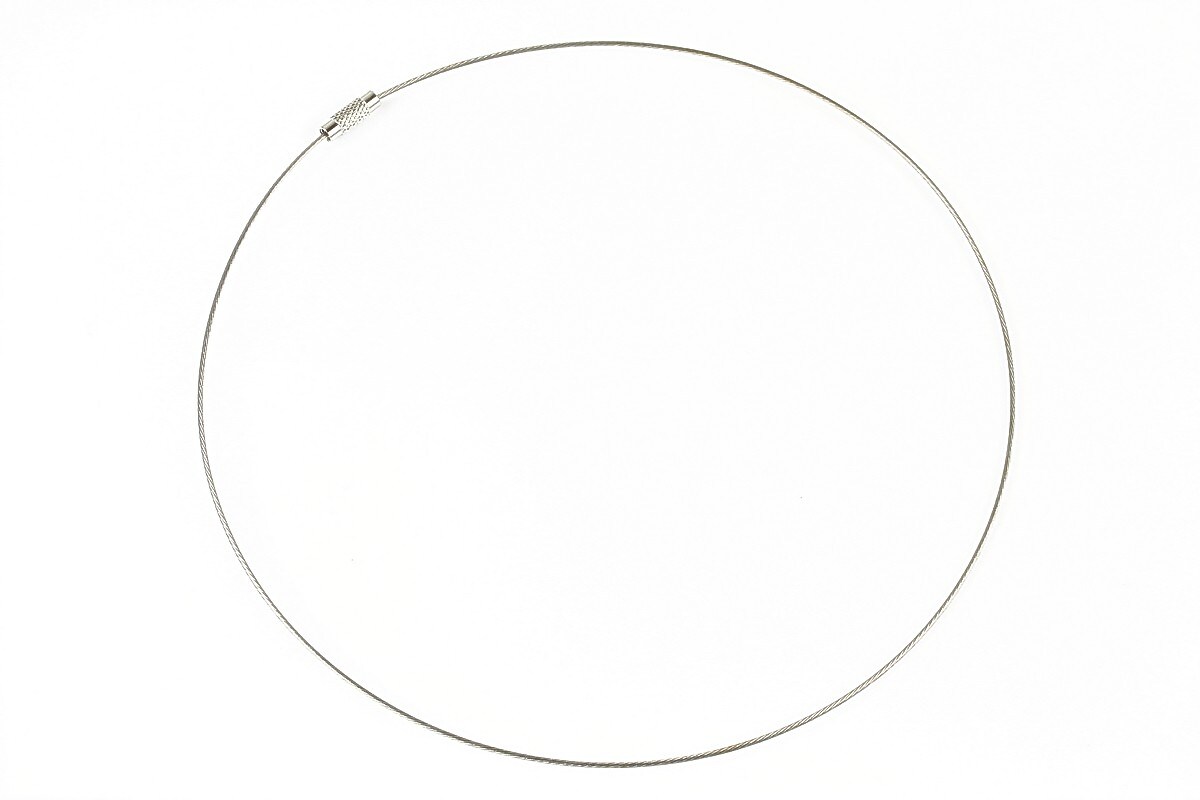 Baza siliconata colier, diametru 14,5cm - gri deschis