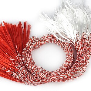 Snur de Martisor clasic, grosime 0,5mm, lungime 39,5cm (100 buc.)