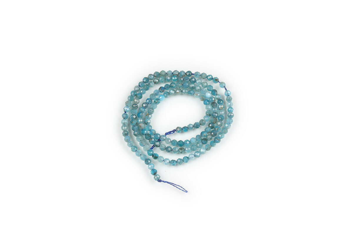 Margele apatit sfere fatetate 2mm (sirag)