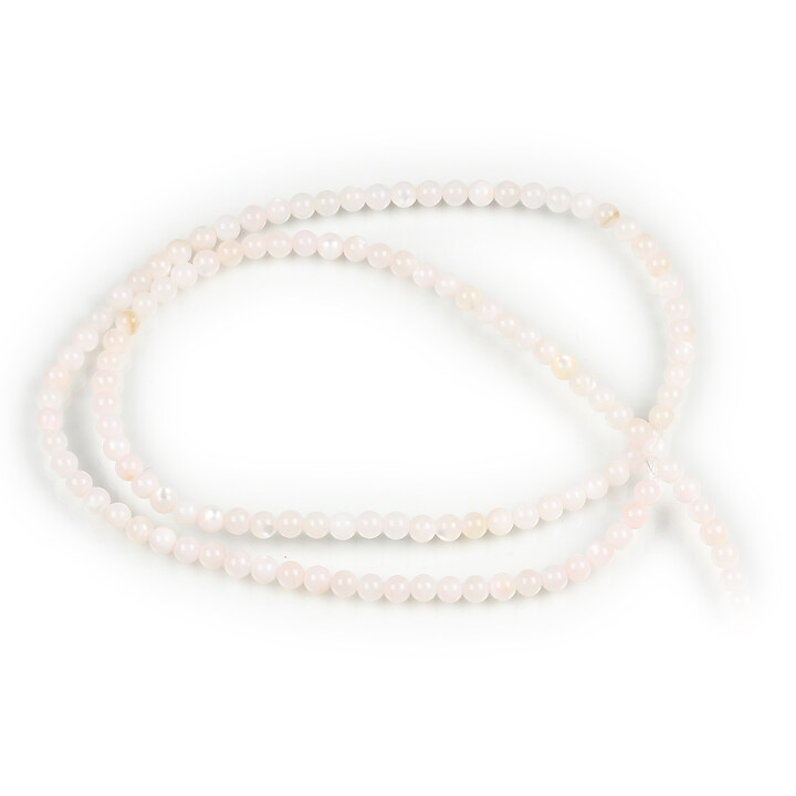 Margele sidef sfere 2,5mm (sirag) - crem