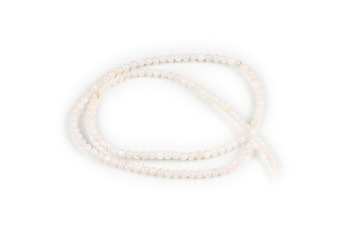 Margele sidef sfere 2,5mm (sirag) - crem