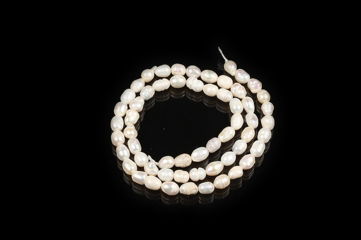 Margele perle de cultura bob de orez aprox. 5-11x4,5-6mm (sirag)