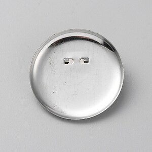 Baza brosa argintiu inchis cu platou 34mm