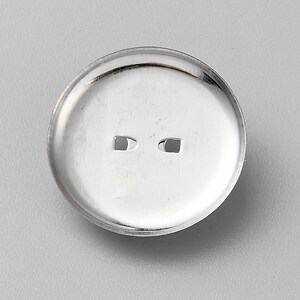 Baza brosa argintiu inchis cu platou 22,5mm