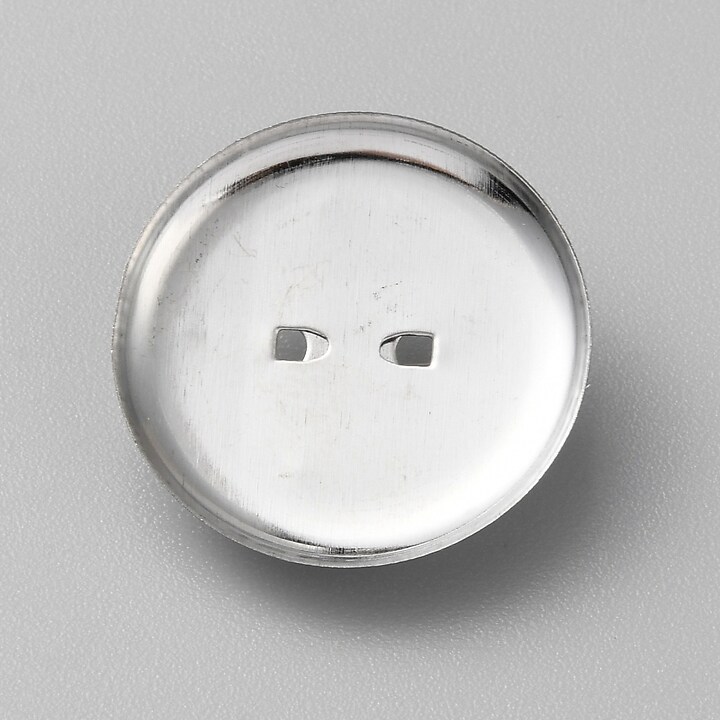 Baza brosa argintiu inchis cu platou 22,5mm