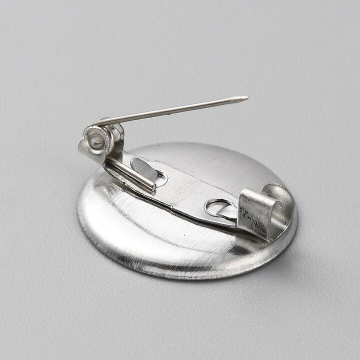 Baza brosa argintiu inchis cu platou 16,5mm