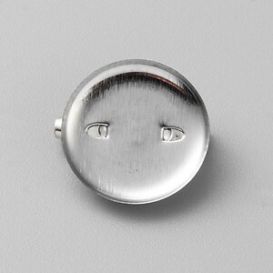 Baza brosa argintiu inchis cu platou 16,5mm