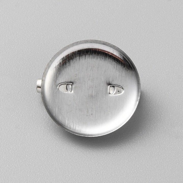 Baza brosa argintiu inchis cu platou 16,5mm