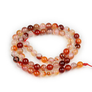 Margele Sardonyx sfere 6mm (sirag)