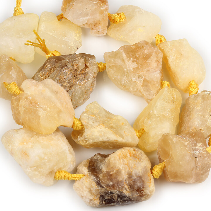 Margele citrine neslefuite nuggets 16~28x9~20mm (sirag)