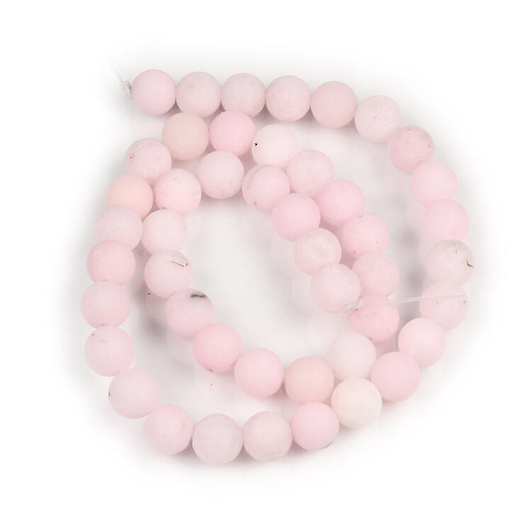 Margele Cherry Blossom Jasper frosted (mat) sfere 8mm (sirag)