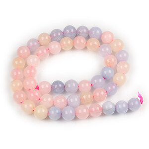 Margele calcedonie mix pastel sfere 8mm (sirag)