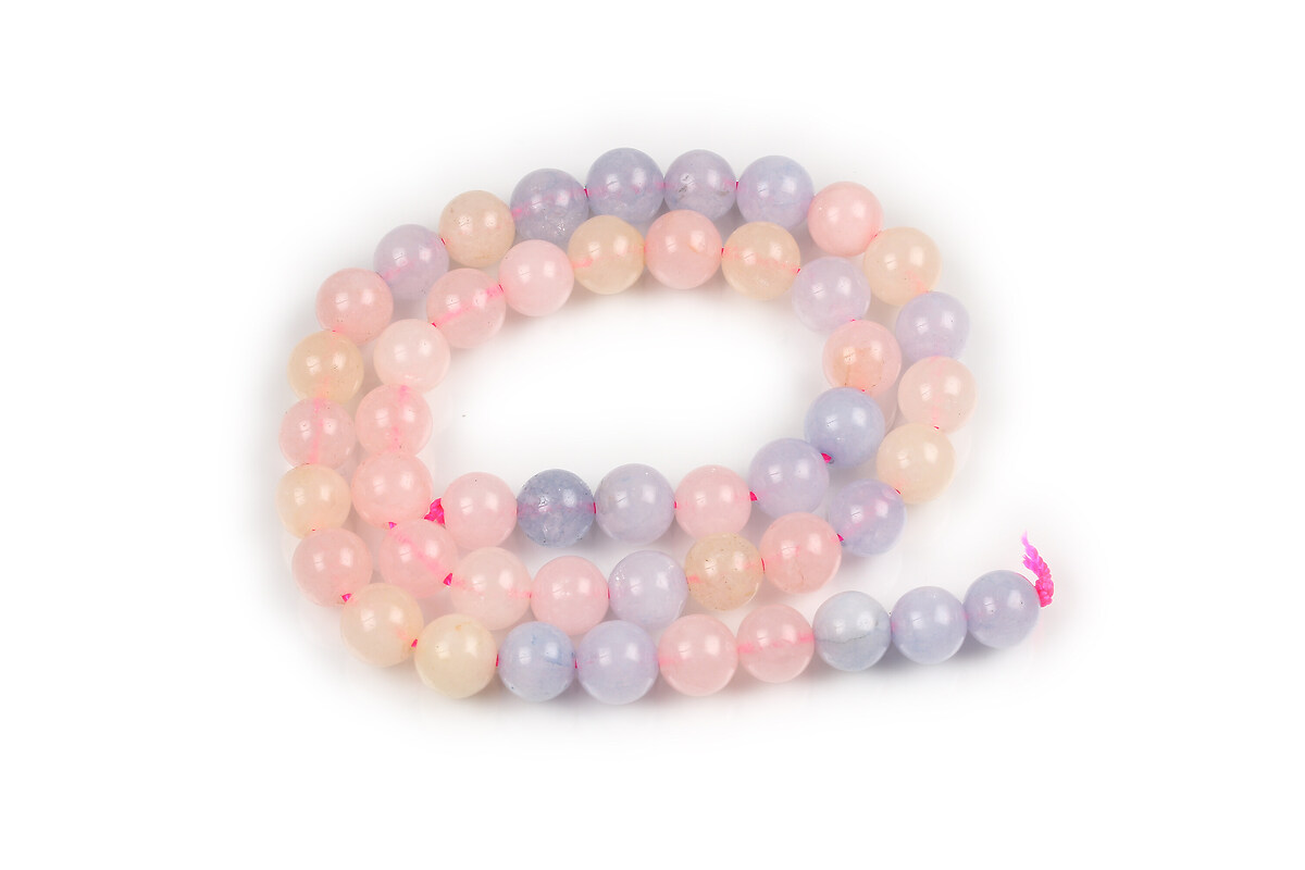 Margele calcedonie mix pastel sfere 8mm (sirag)