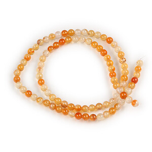 Margele carneol sfere 4mm (sirag)