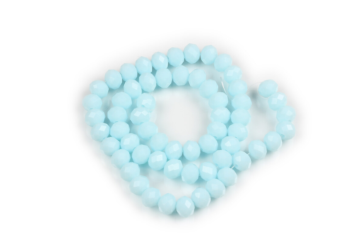 Margele cristal rondele 6x8mm (sirag) - bleu