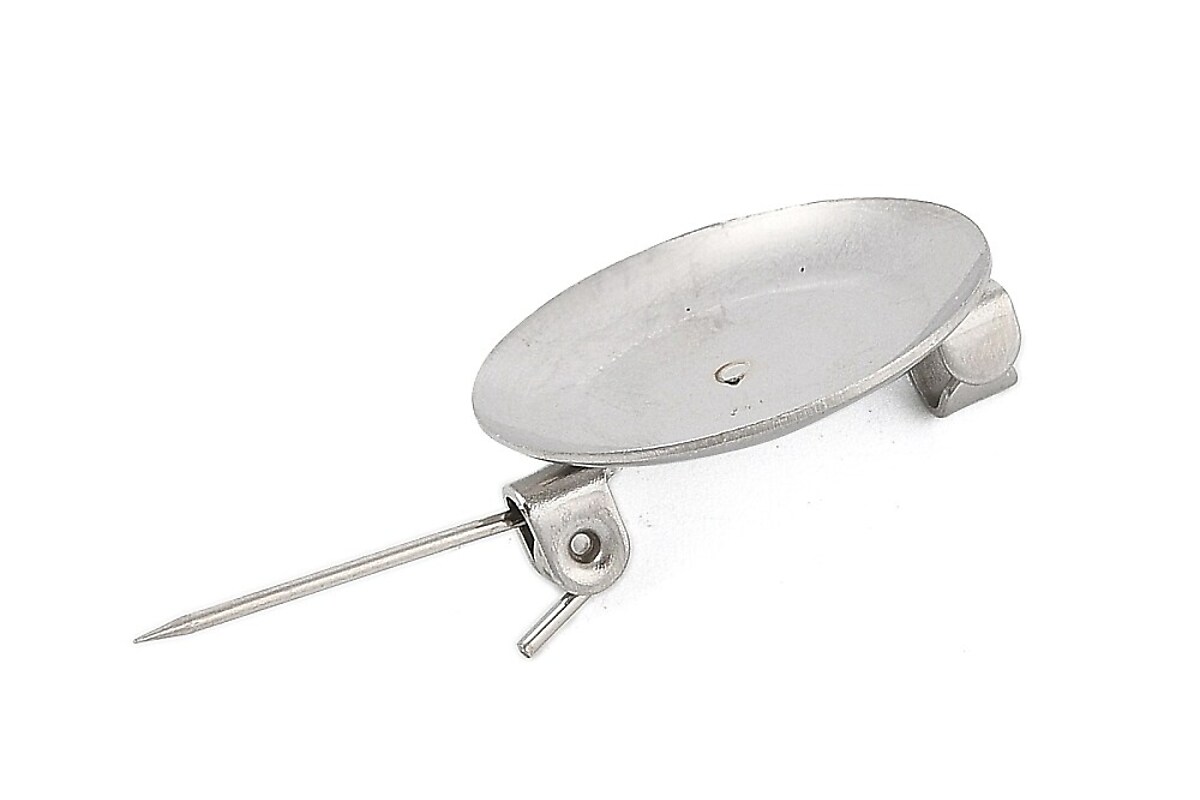 Baza brosa otel inoxidabil 304 cu platou pentru cabochon 25mm