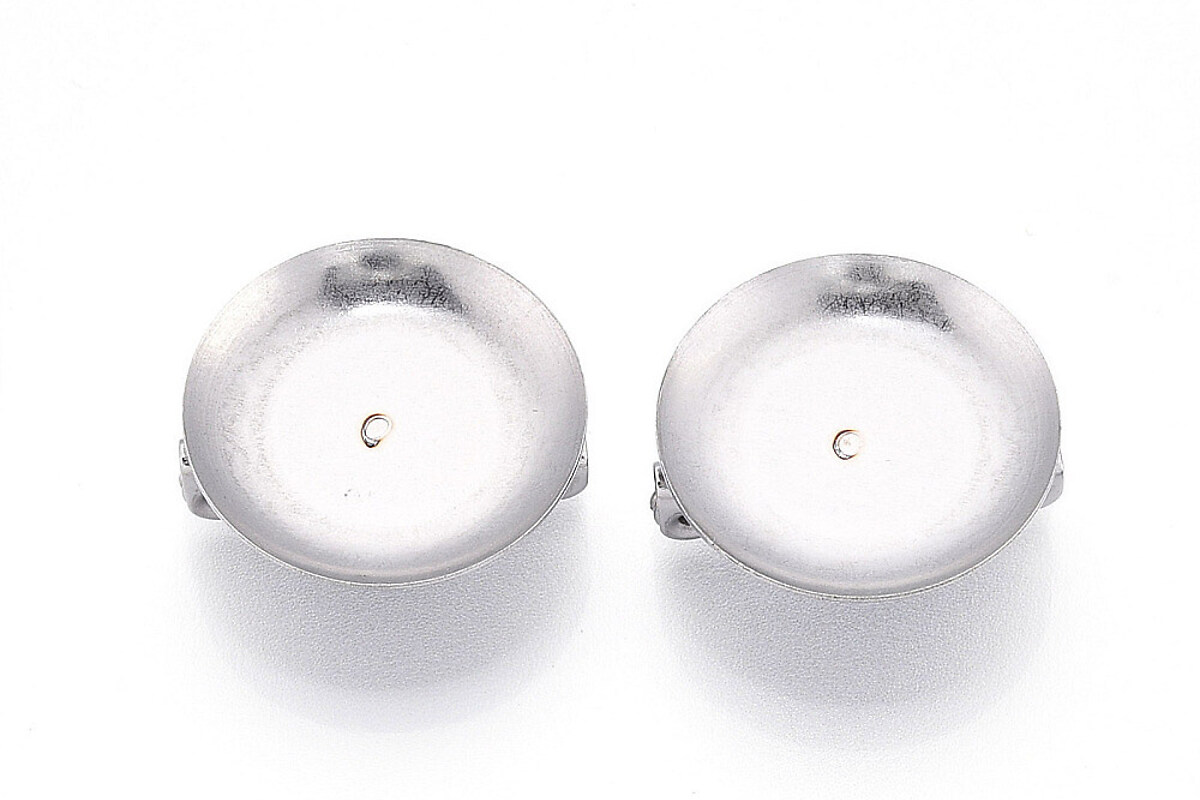 Baza brosa otel inoxidabil 304 cu platou pentru cabochon 25mm