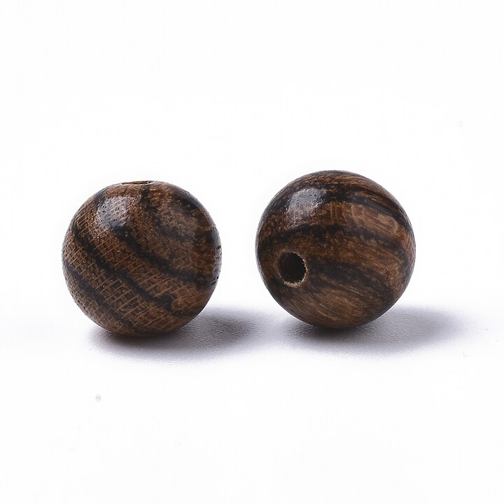 Margele lemn natural Sandalwood pentru confectionarea bratarilor Mala, sfere 8mm