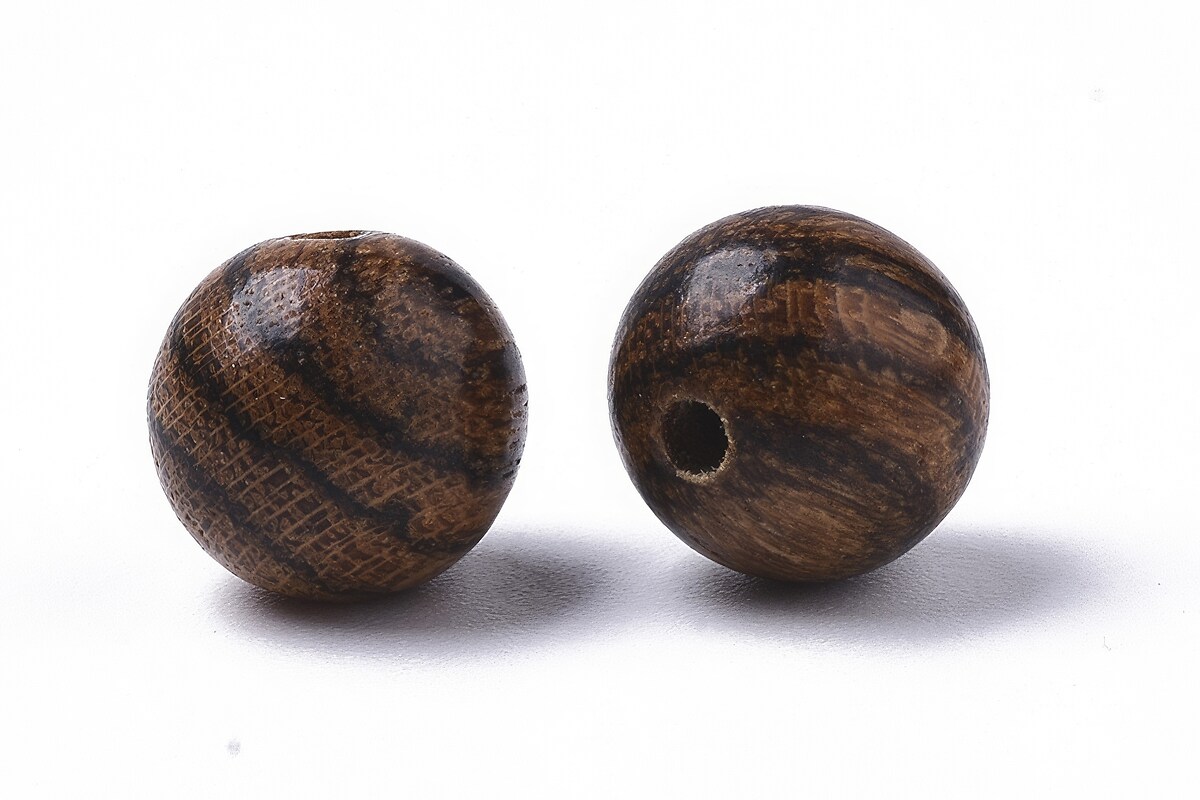 Margele lemn natural Sandalwood pentru confectionarea bratarilor Mala, sfere 8mm
