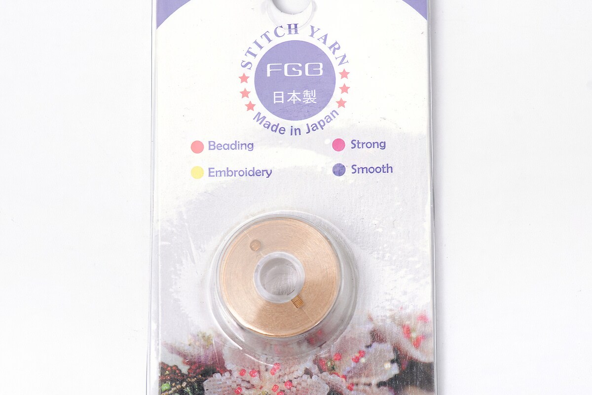 Rola guta elastica japoneza pentru margelele de nisip, grosime 0,1mm, rola aprox. 40m - galben auriu