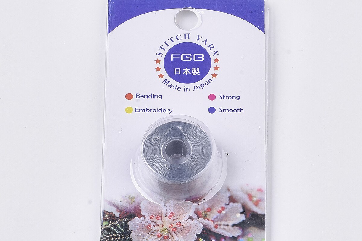 Rola guta elastica japoneza pentru margelele de nisip, grosime 0,1mm, rola aprox. 40m - gri