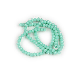 Margele cristal rondele 3x4mm (sirag) - turcoaz