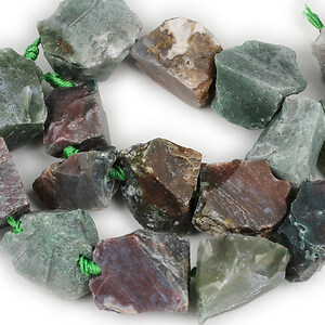 Margele agate indiene neslefuite nuggets 15-27x16-29mm (sirag)