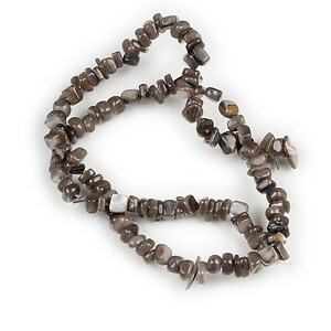 Sirag margele sidef nuggets 4,5-9x4,5-7mm - negru