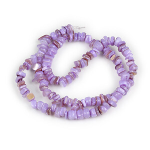 Sirag margele sidef nuggets 4,5-9x4,5-7mm - mov